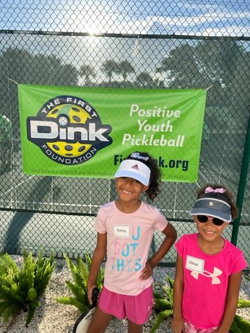 The goal of the First Dink Foundation is to create interest for pickleball in children and teens.